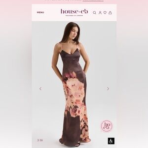 House of CB Floral Prom Dress